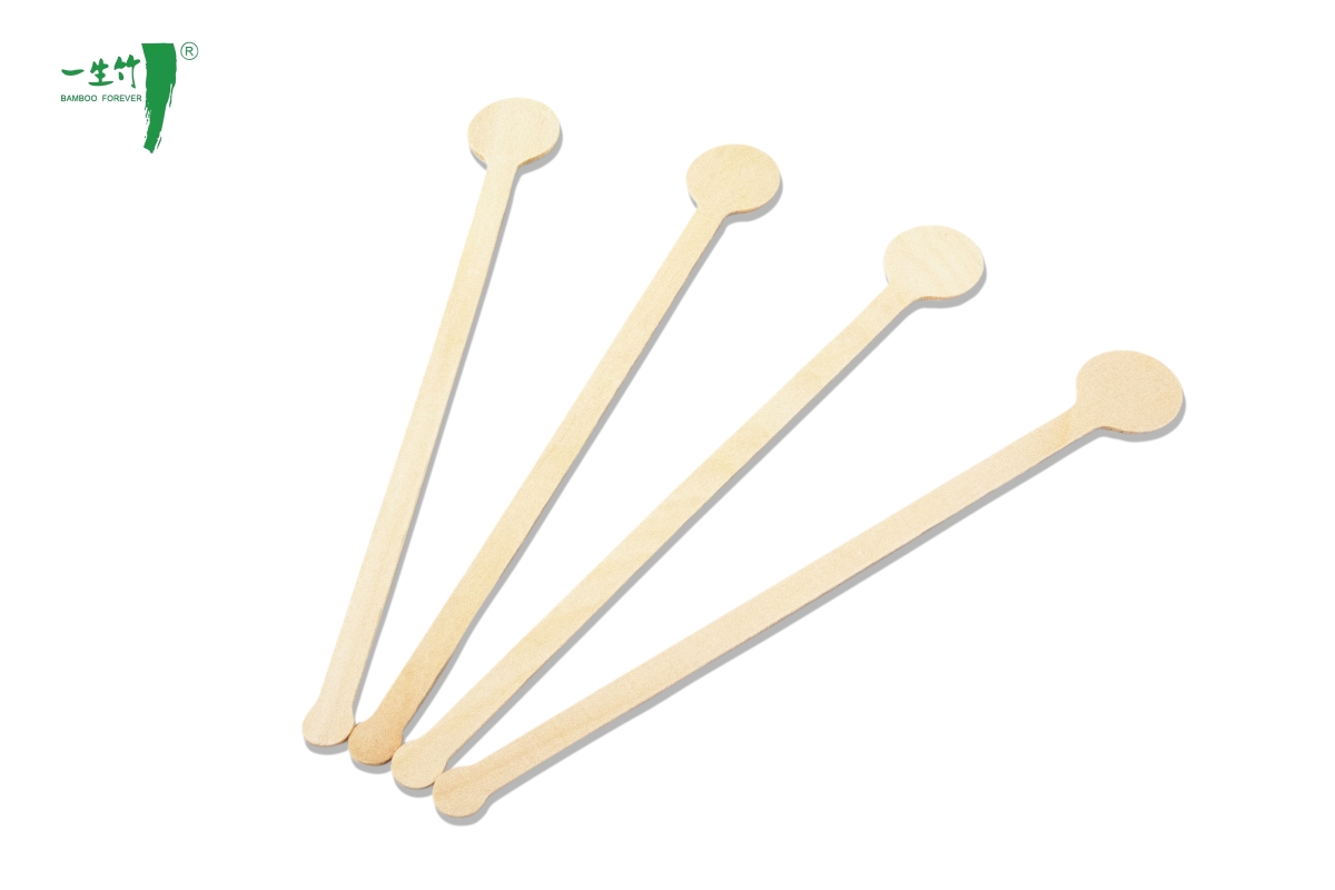 Wooden Coffee Stirrer-Round Head