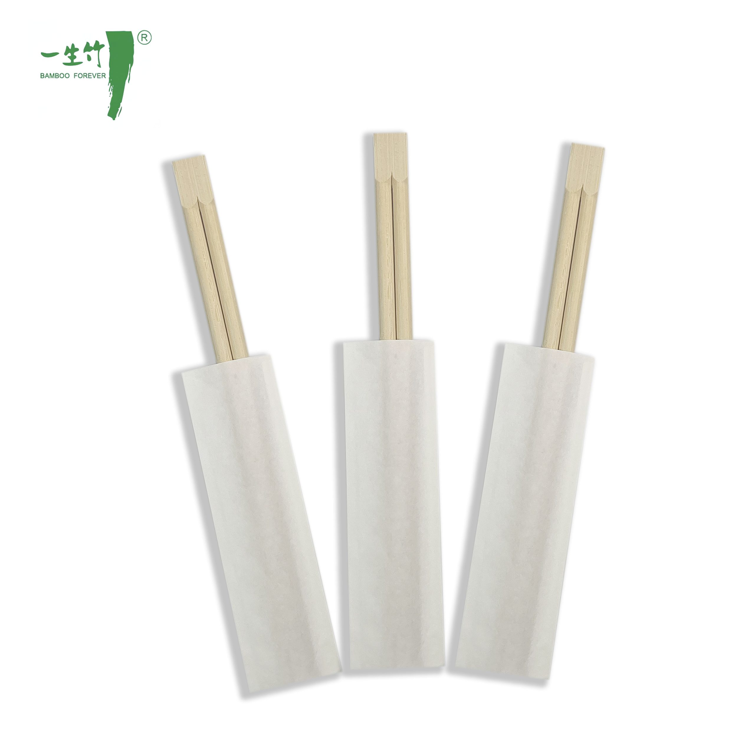 Disposable Twin Chopsticks with Paper Sleeve