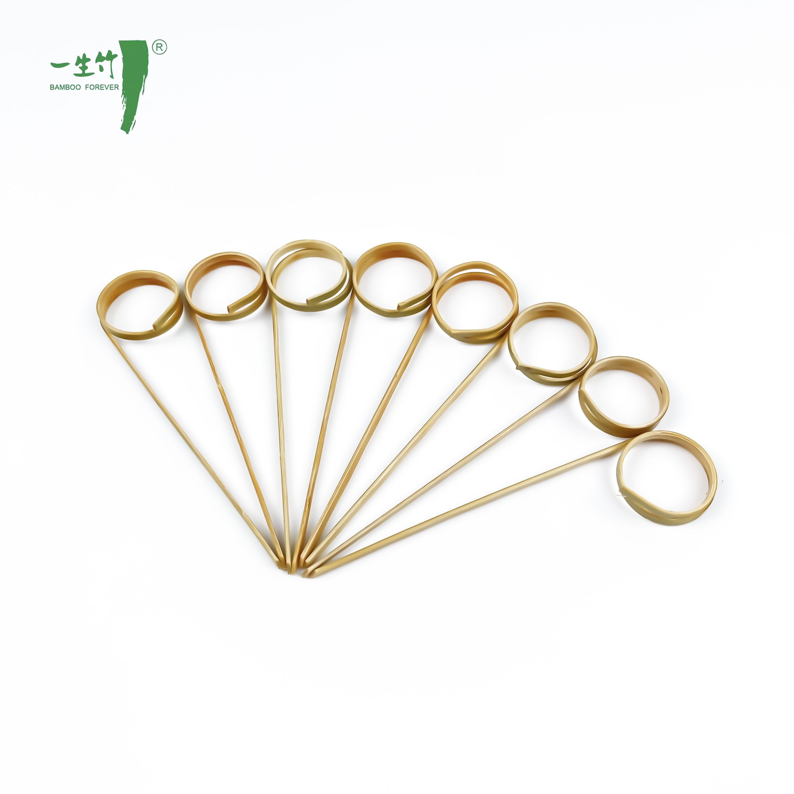Fashion Food Picks Bamboo Knot Skewer Fruit Stick for Wholesale