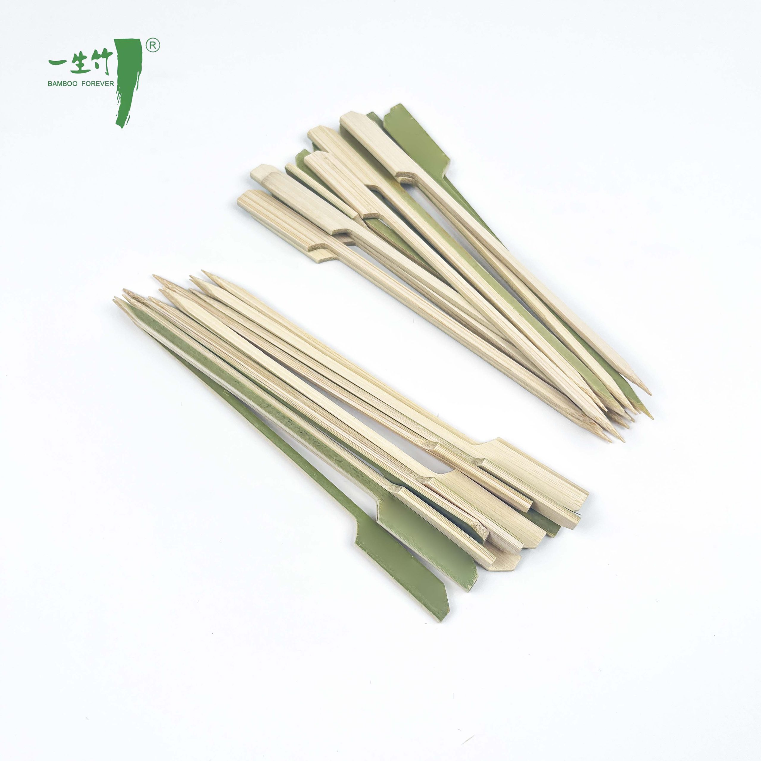 Factory Direct Sale Bamboo Flat Teppo Skewer Sticks For BBQ Fruits